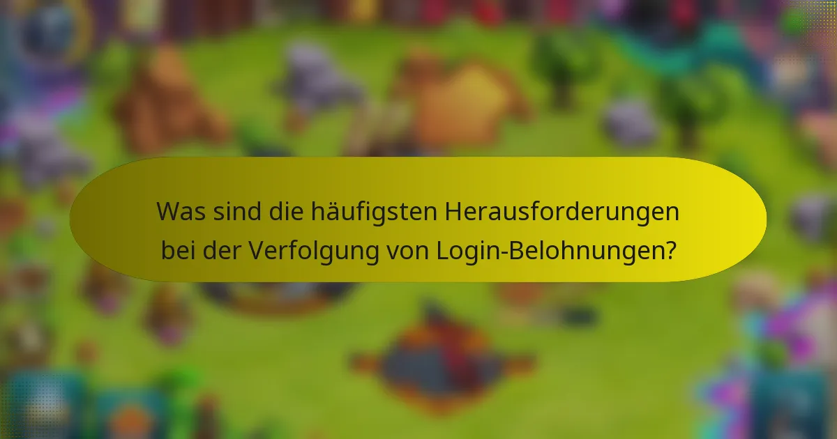 Was sind die häufigsten Herausforderungen bei der Verfolgung von Login-Belohnungen?