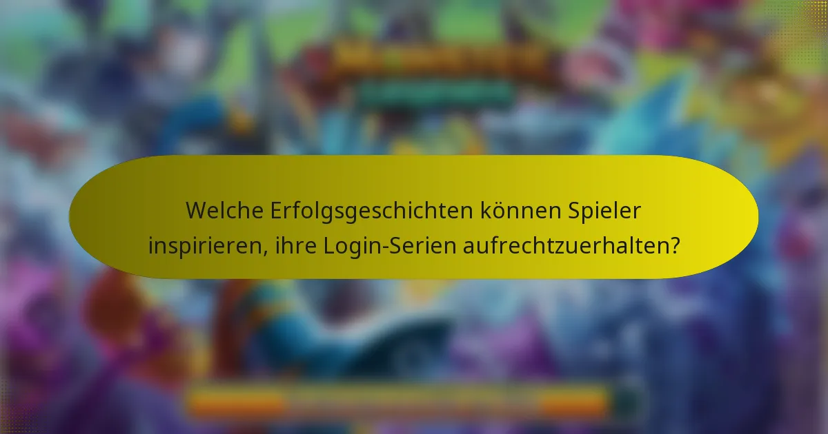Welche Erfolgsgeschichten können Spieler inspirieren, ihre Login-Serien aufrechtzuerhalten?
