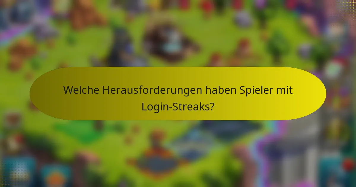 Welche Herausforderungen haben Spieler mit Login-Streaks?