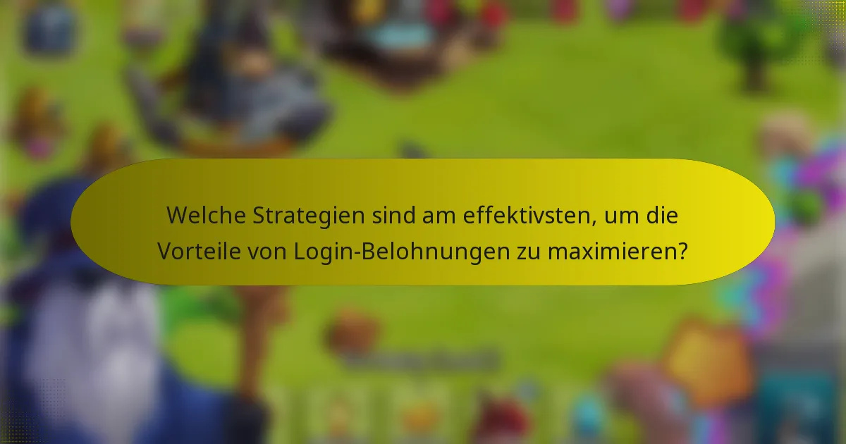 Welche Strategien sind am effektivsten, um die Vorteile von Login-Belohnungen zu maximieren?